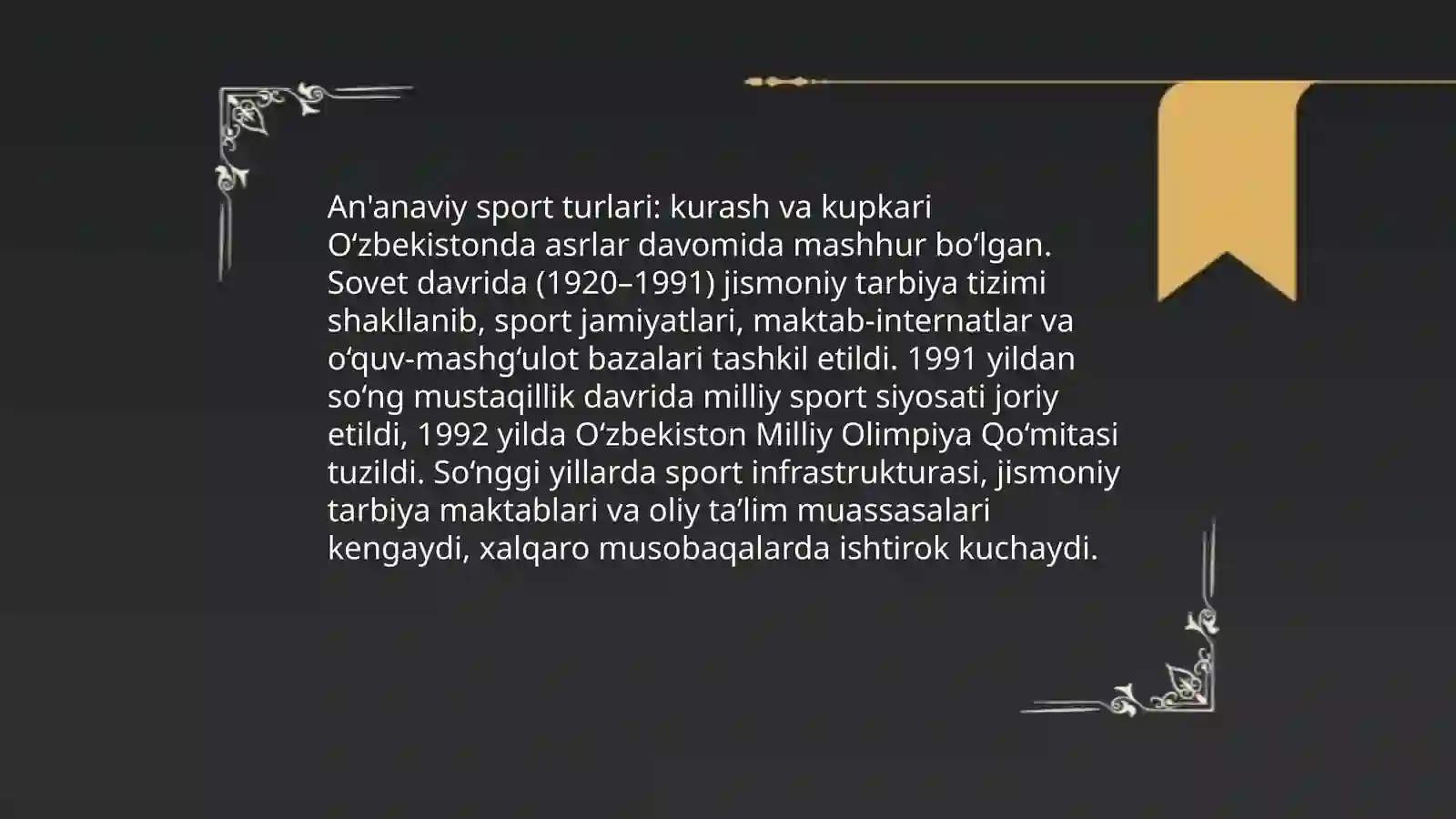 Jismoniy tarbiya va sportning rivojlanishi 3