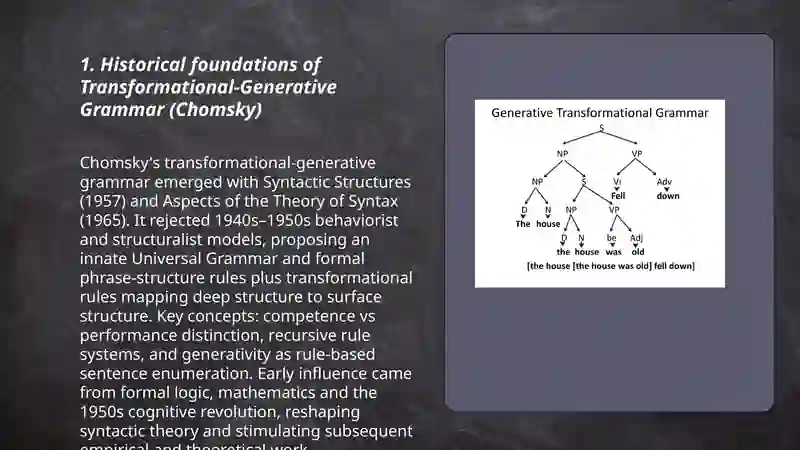 Transformation grammar 3