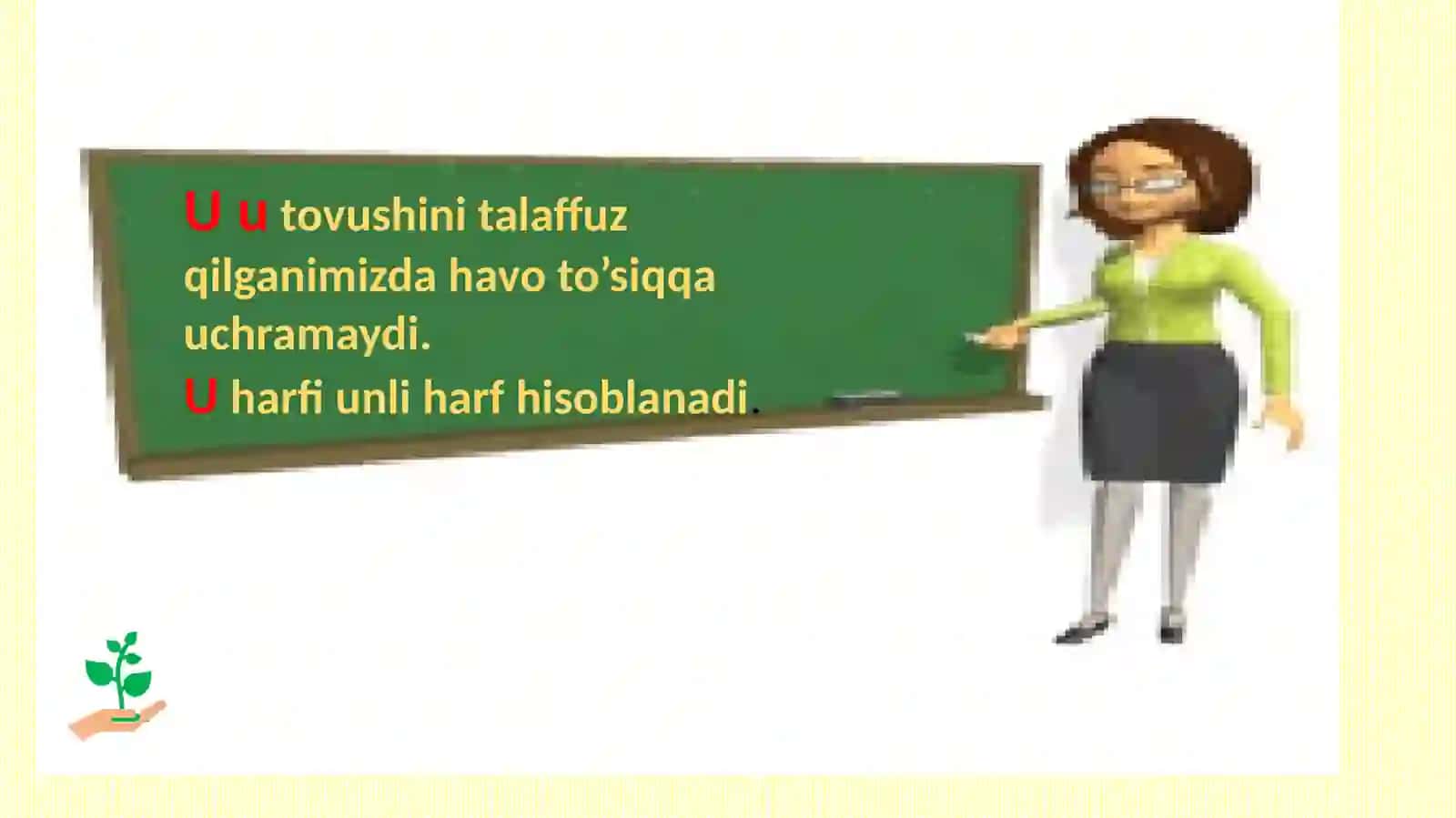 1-sinf alifbe 28.U tovushi va Uu harf 3