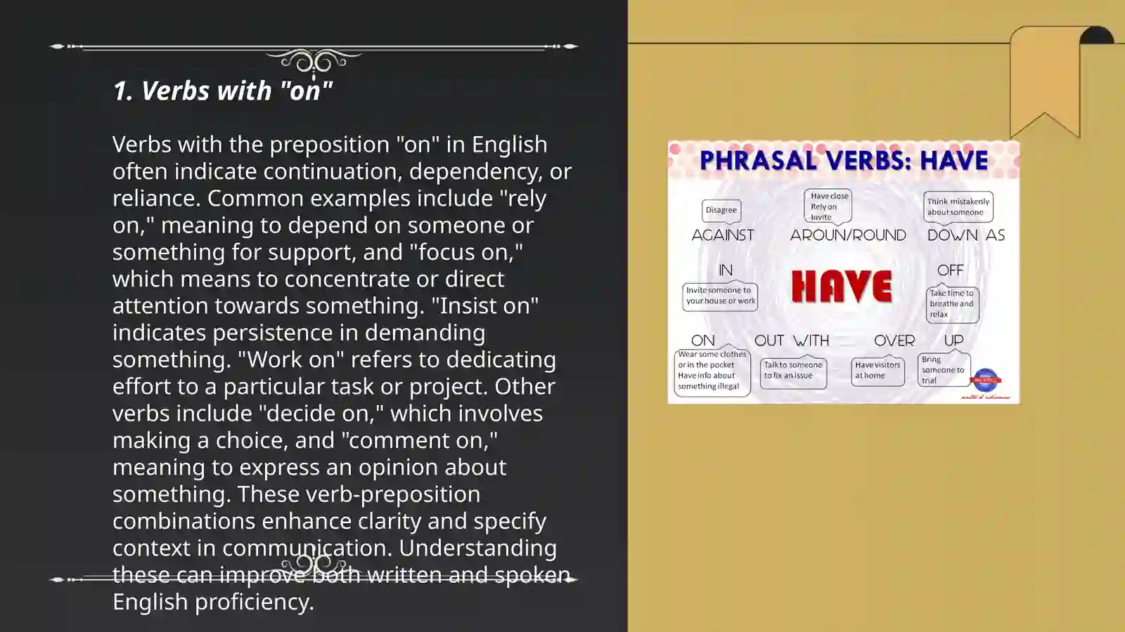 Phrasal verbs 3