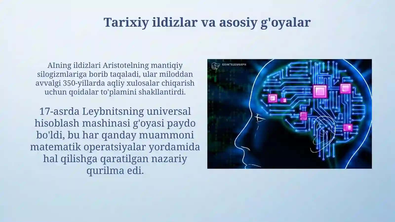 Sunʼiy intellektning yaratilishi tarixi 3