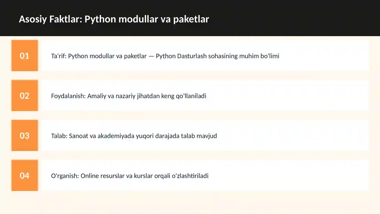DASTURLASH | PYTHON DASTURLASH 3
