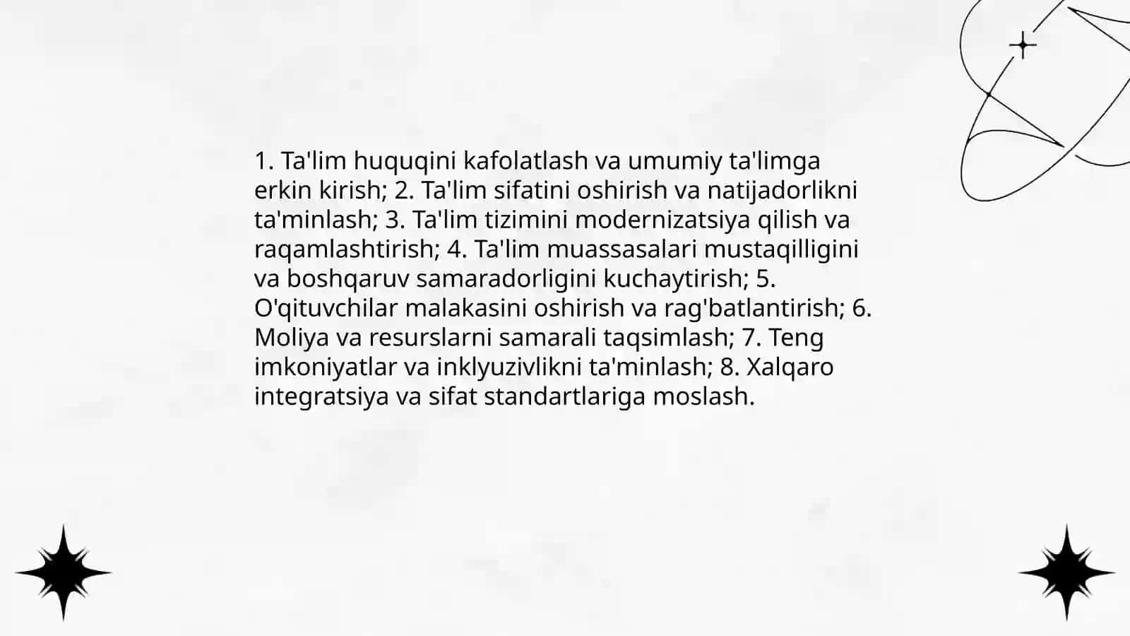 Yangi tahrirda qabul qilingan ta'lim to'g'risidagi qonuni mazmun-mohiyati 3