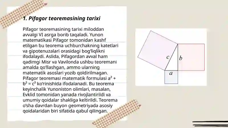 Pifagor teorema 3