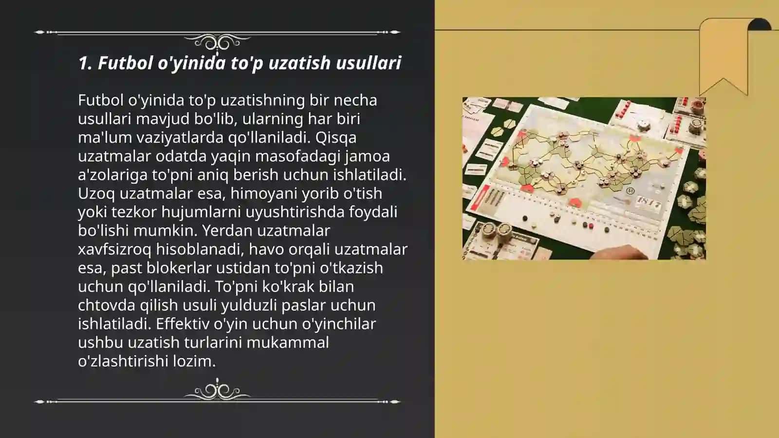Futbol o'yini texnikasini tasnifi 3