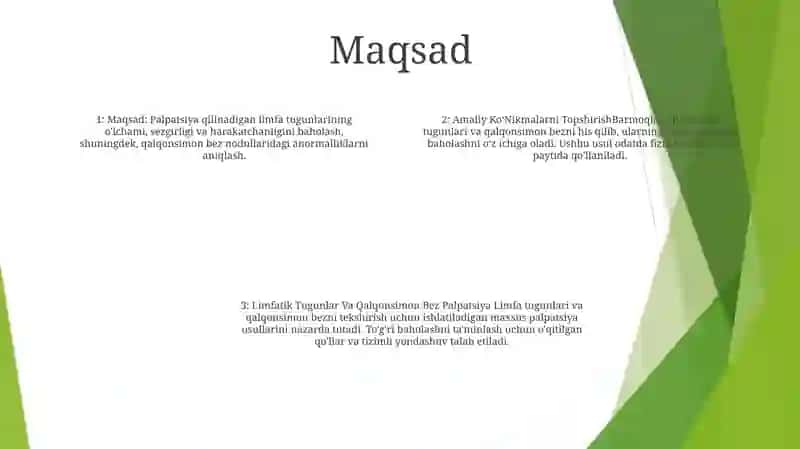 Amaliy KoʻNikmalarni Topshirish: Limfatik Tugunlar Va Qalqonsimon Bez Palpatsiyasi 3