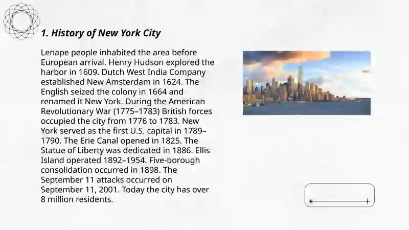 About New York City 3