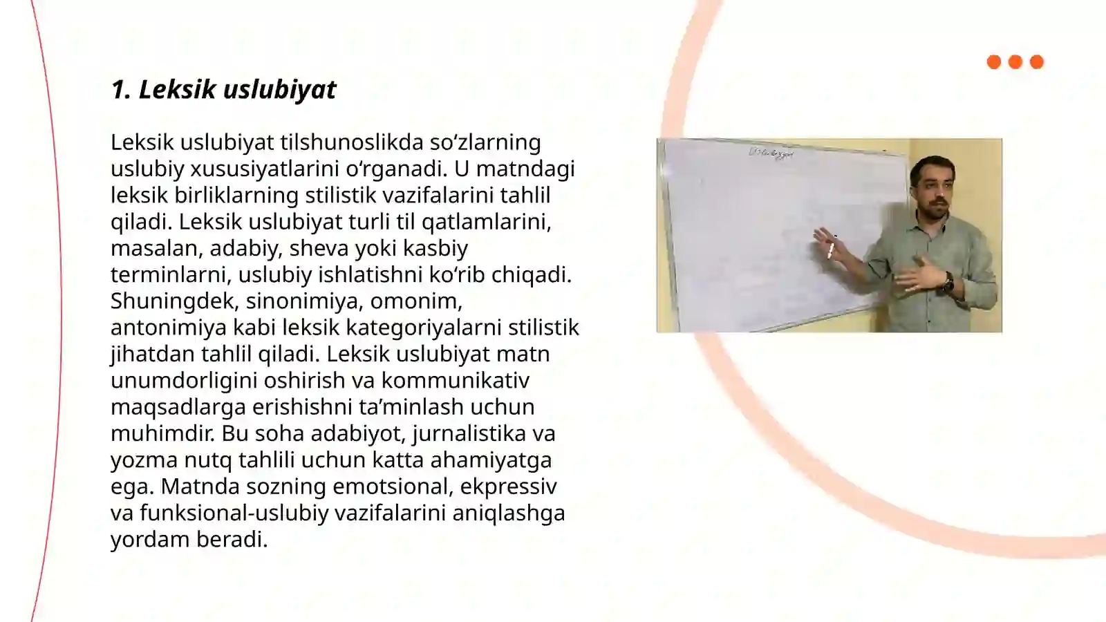 Leksik uslubiyat 3