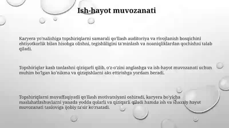 Kasb hunarga yo'naltirishda boshqotirmalardan foyda lanish 3