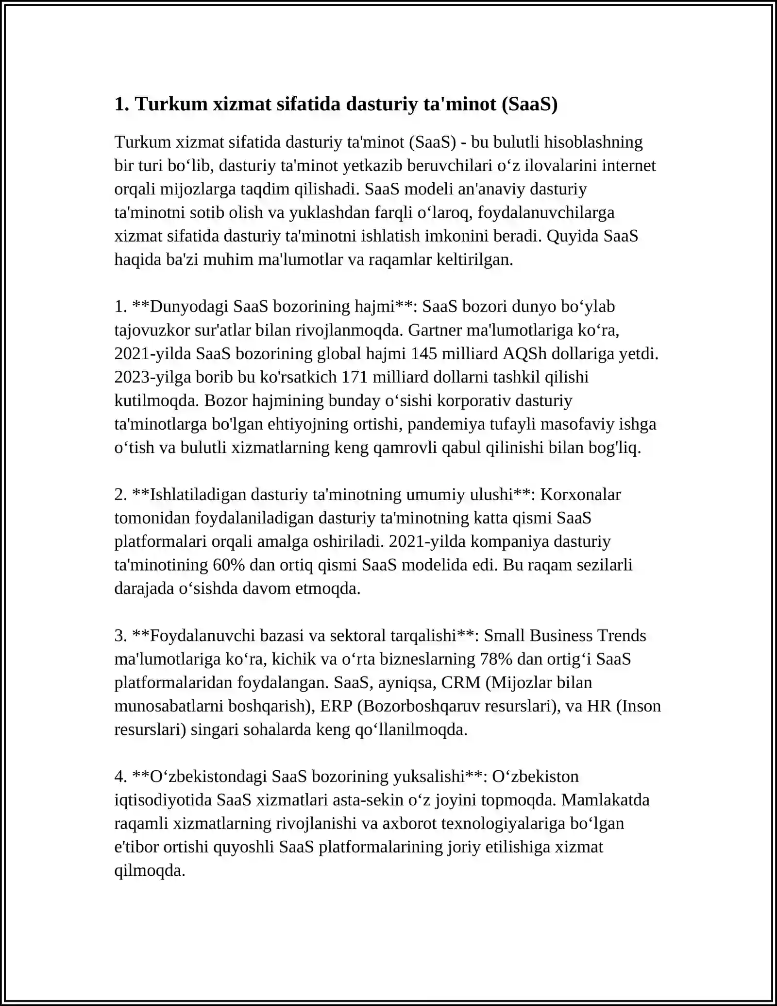 BULUTLI HISOBLASHLAR (CLOUD COMPUTING) TURLARI 3