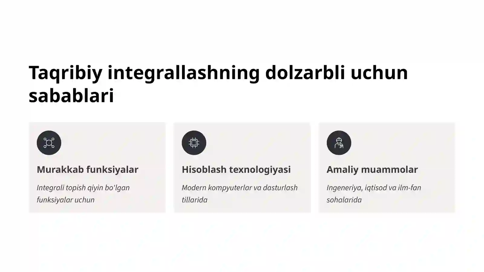 Taqribiy integrallash 3
