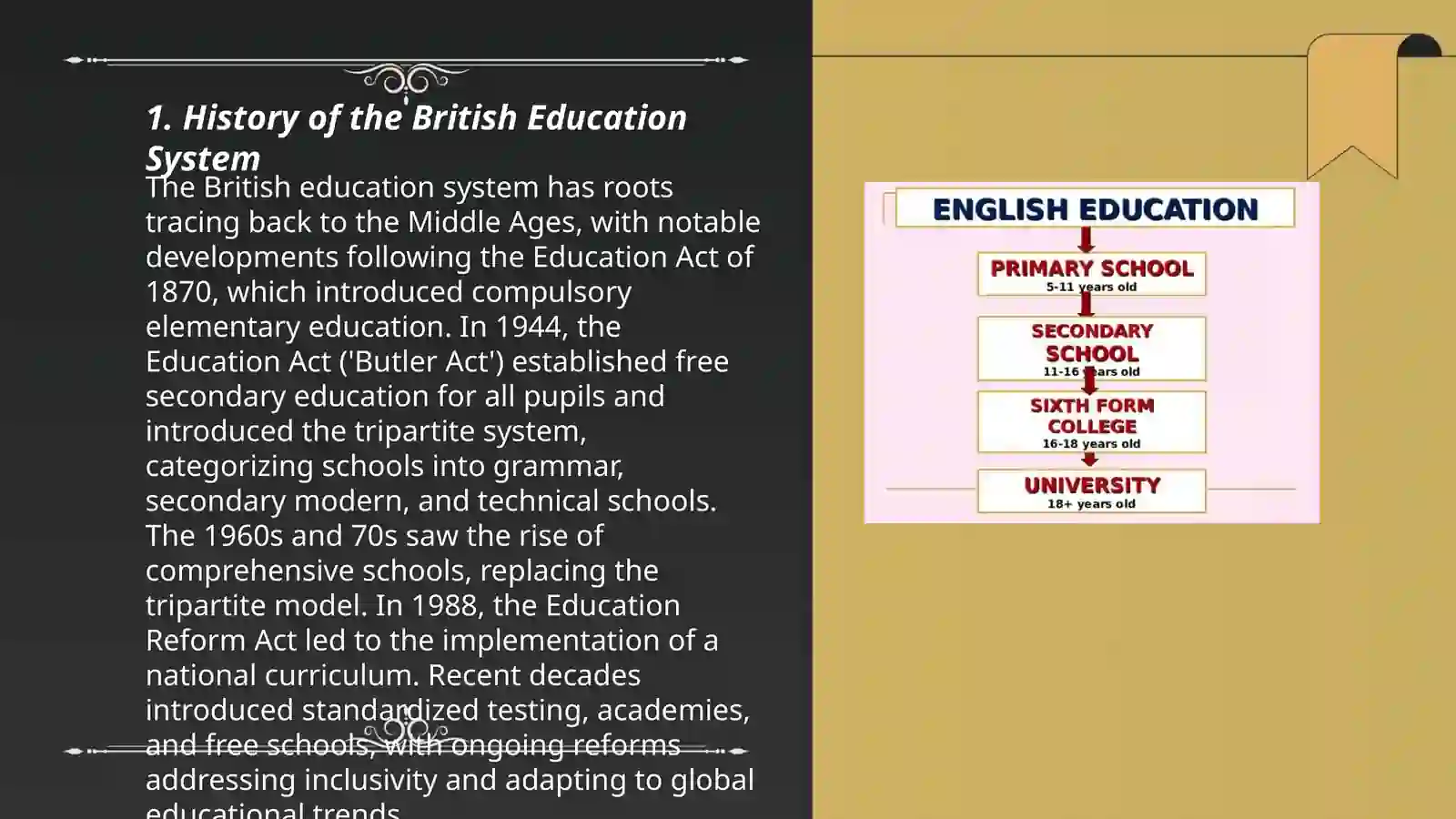 Educational system in Britain 3