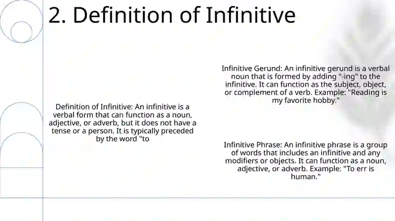 Infinitive Gerund 3