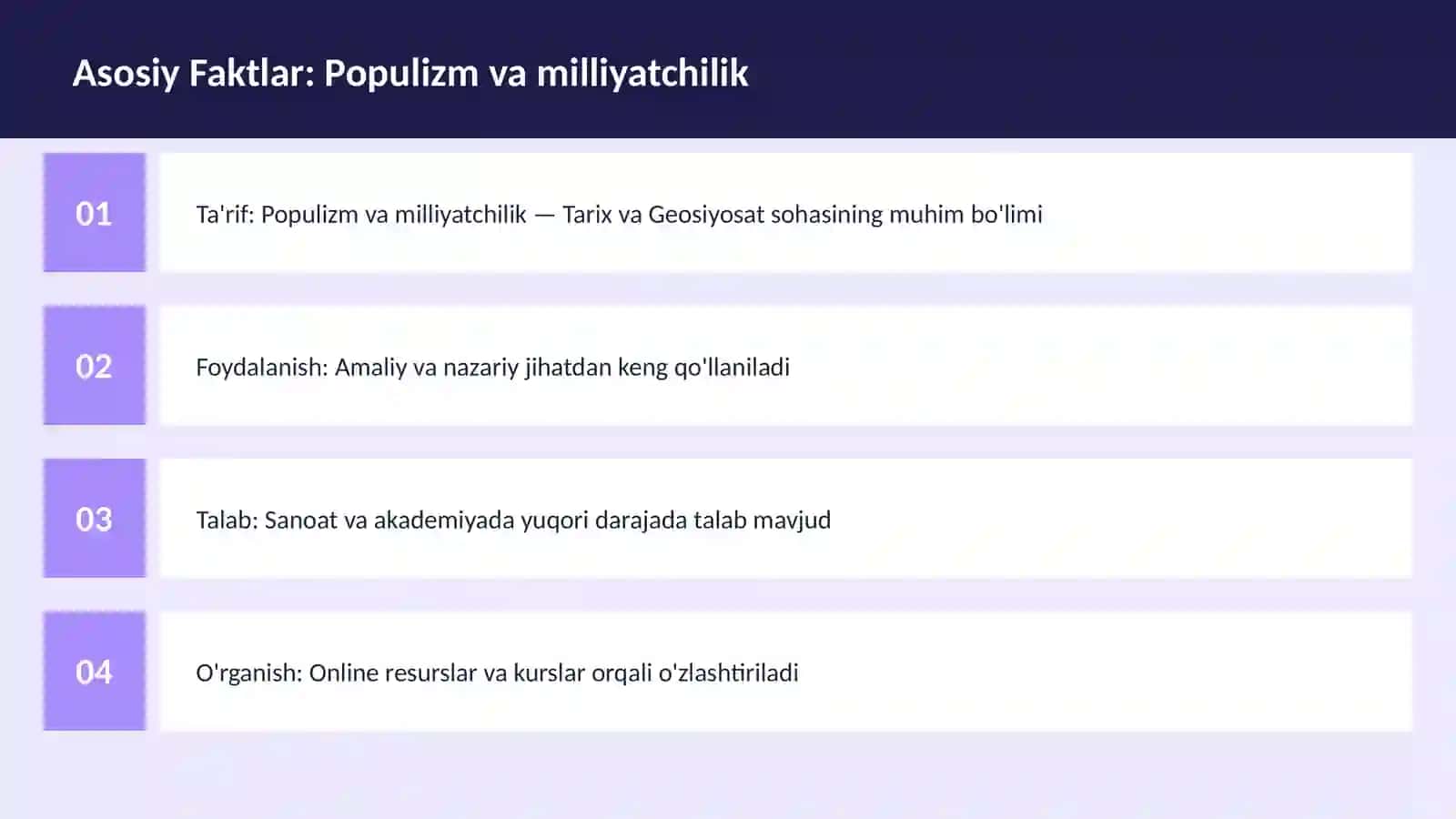 Populizm va milliyatchilik 3