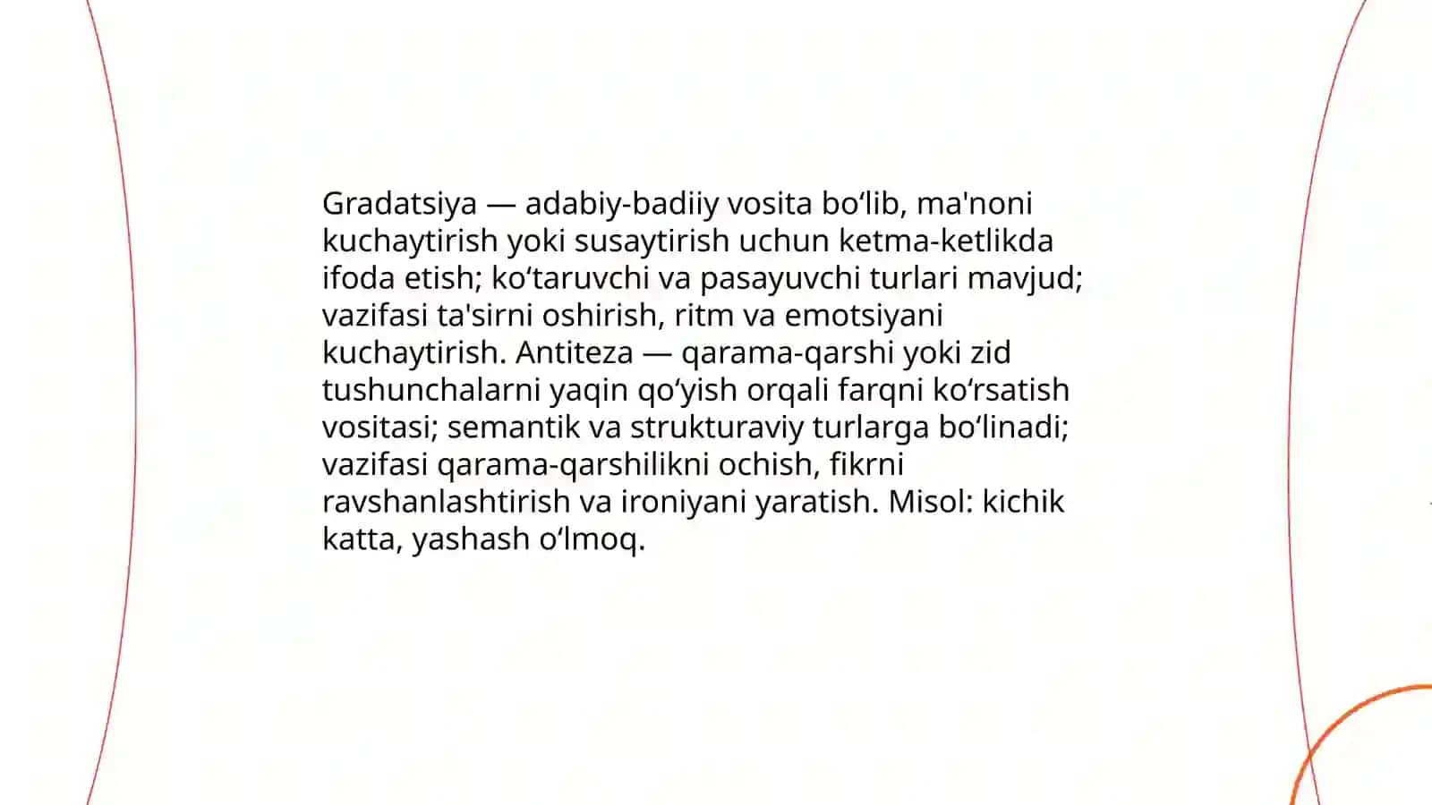 Gradatsiya va antiteza 3