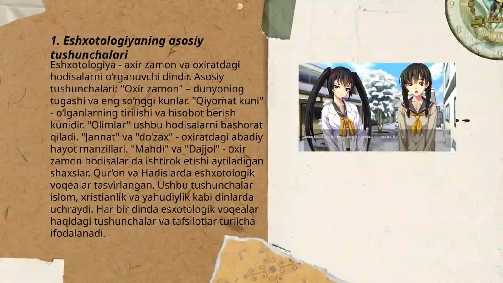 Eshxotologiyani mohiyati va oxiratdagi dunyosi 3