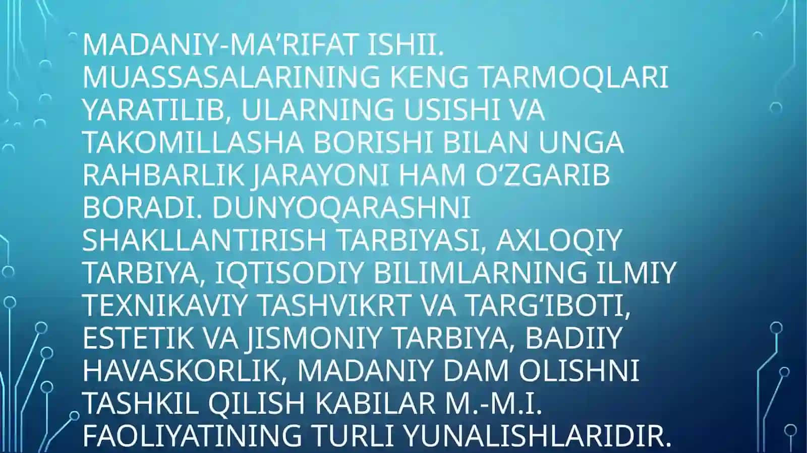 AHOLIGA MADANIY-MA’RIFIY XIZMAT KO’RSATISH 3