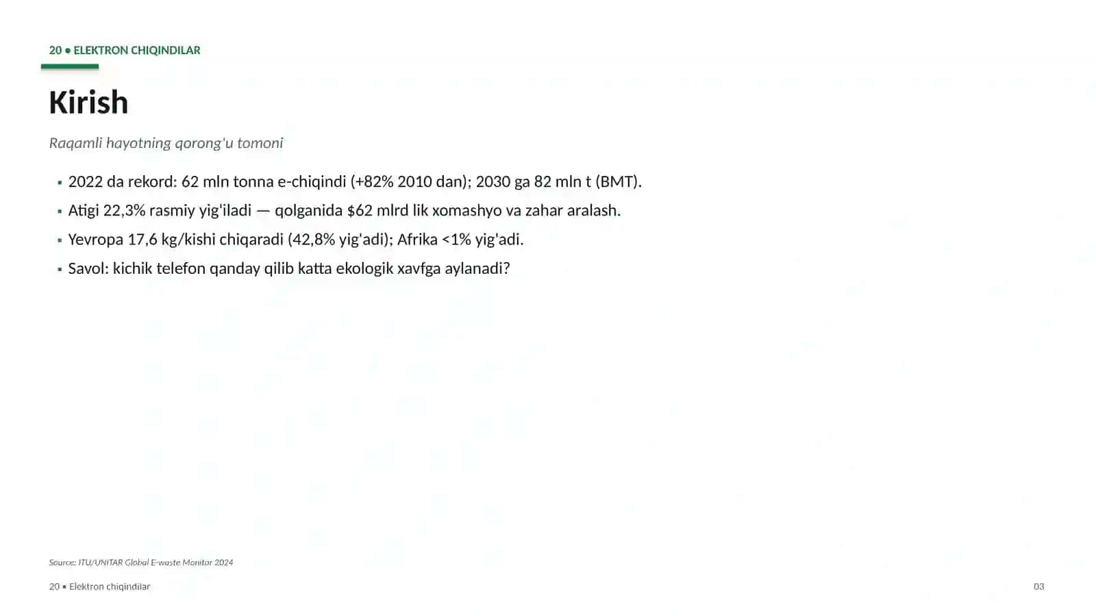 ELEKTRON CHIQINDILAR 3