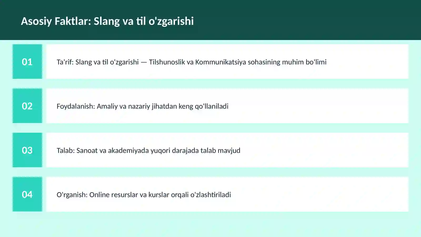 Slang va til o'zgarishi 3