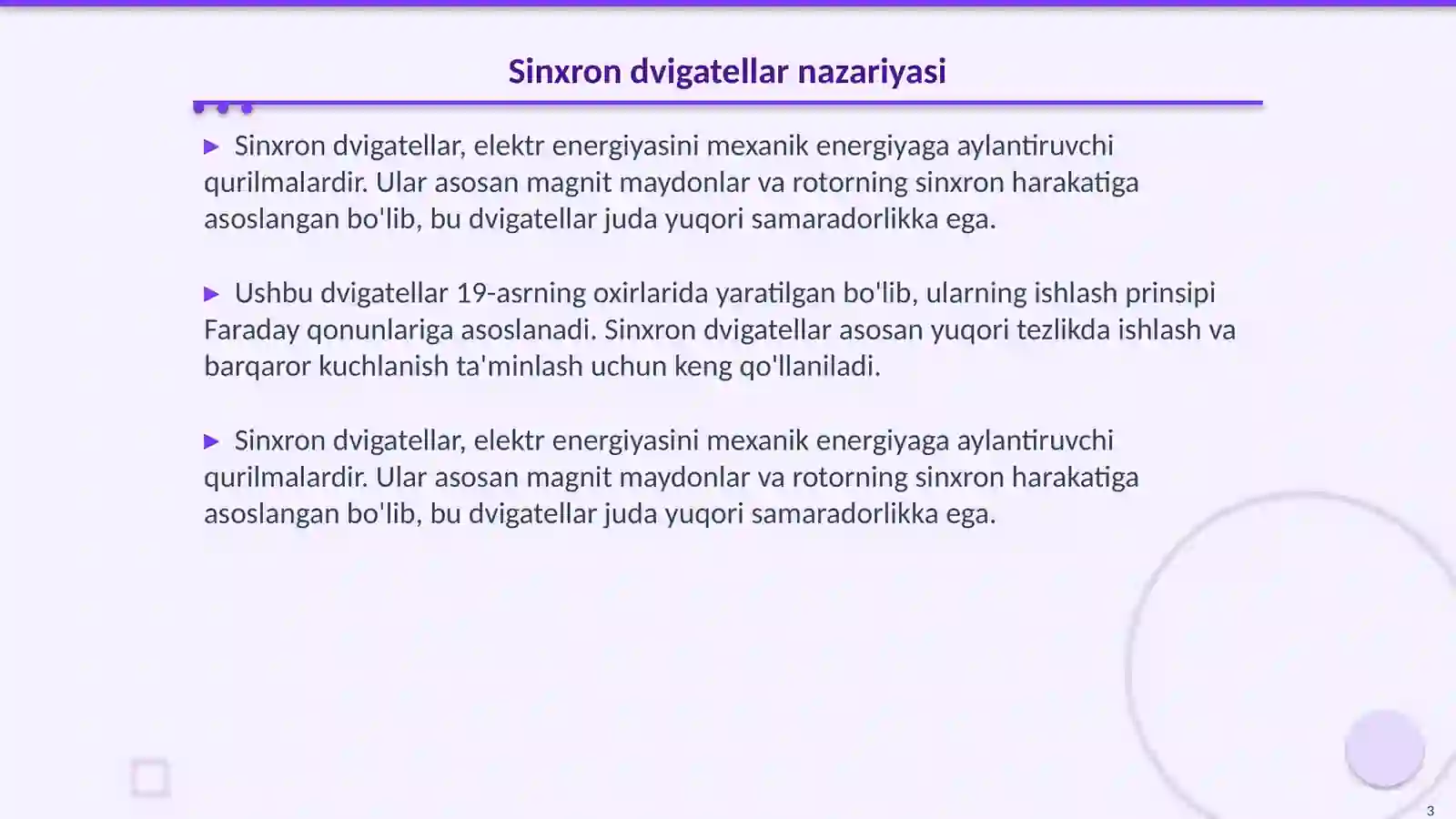 Sinxron dvigatellar 3
