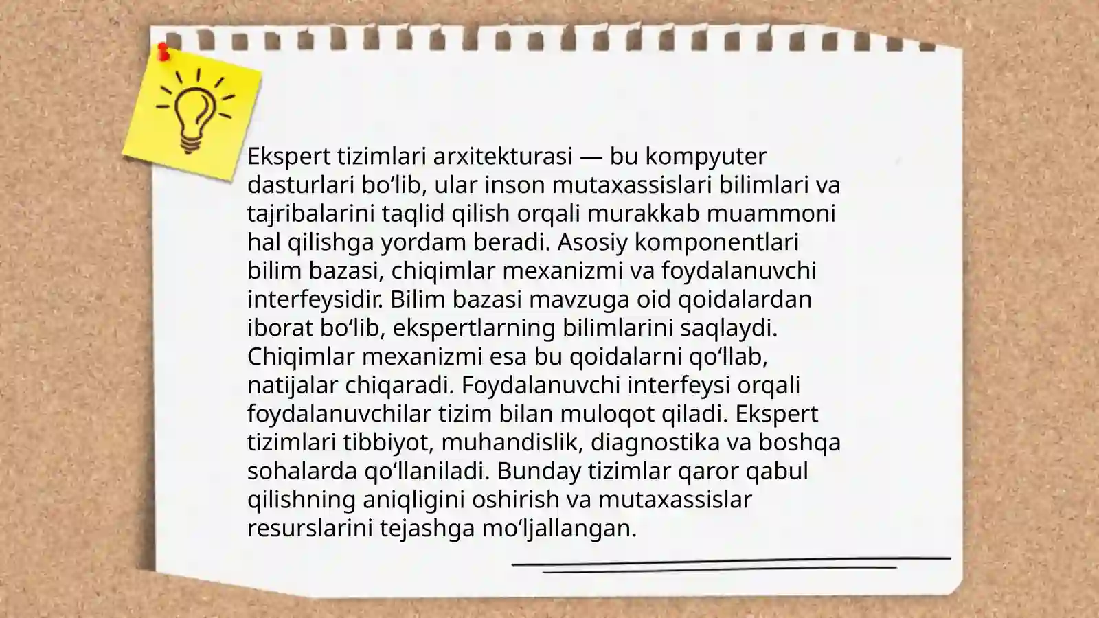 Ekspert tizimlari 3