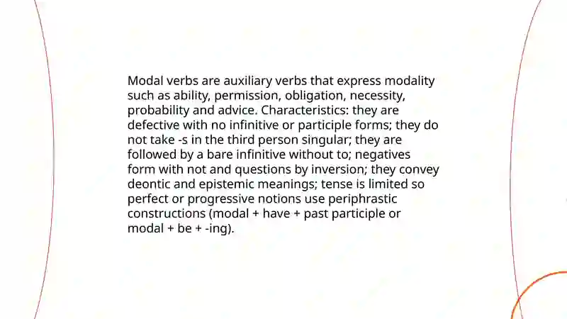 Modal Verbs 3