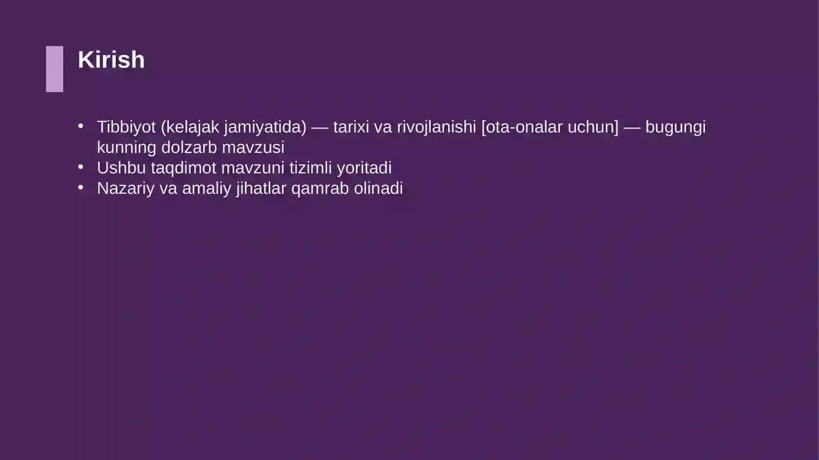 Tibbiyot (kelajak jamiyatida) — tarixi va rivojlanishi [ota-onalar uchun] 3