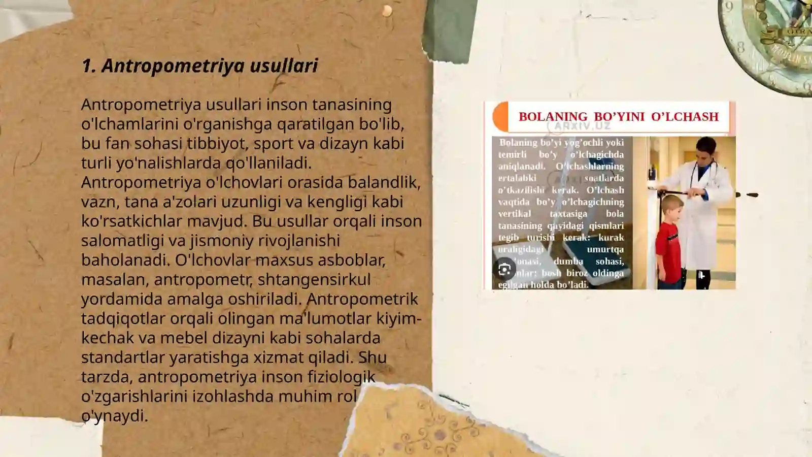 Antropometriya usullari 3