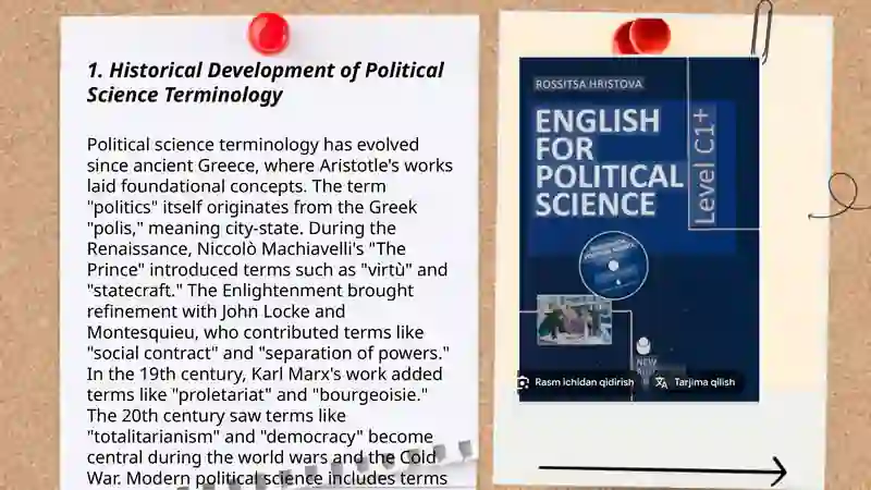 Translation of the speechs of English political scientists 3