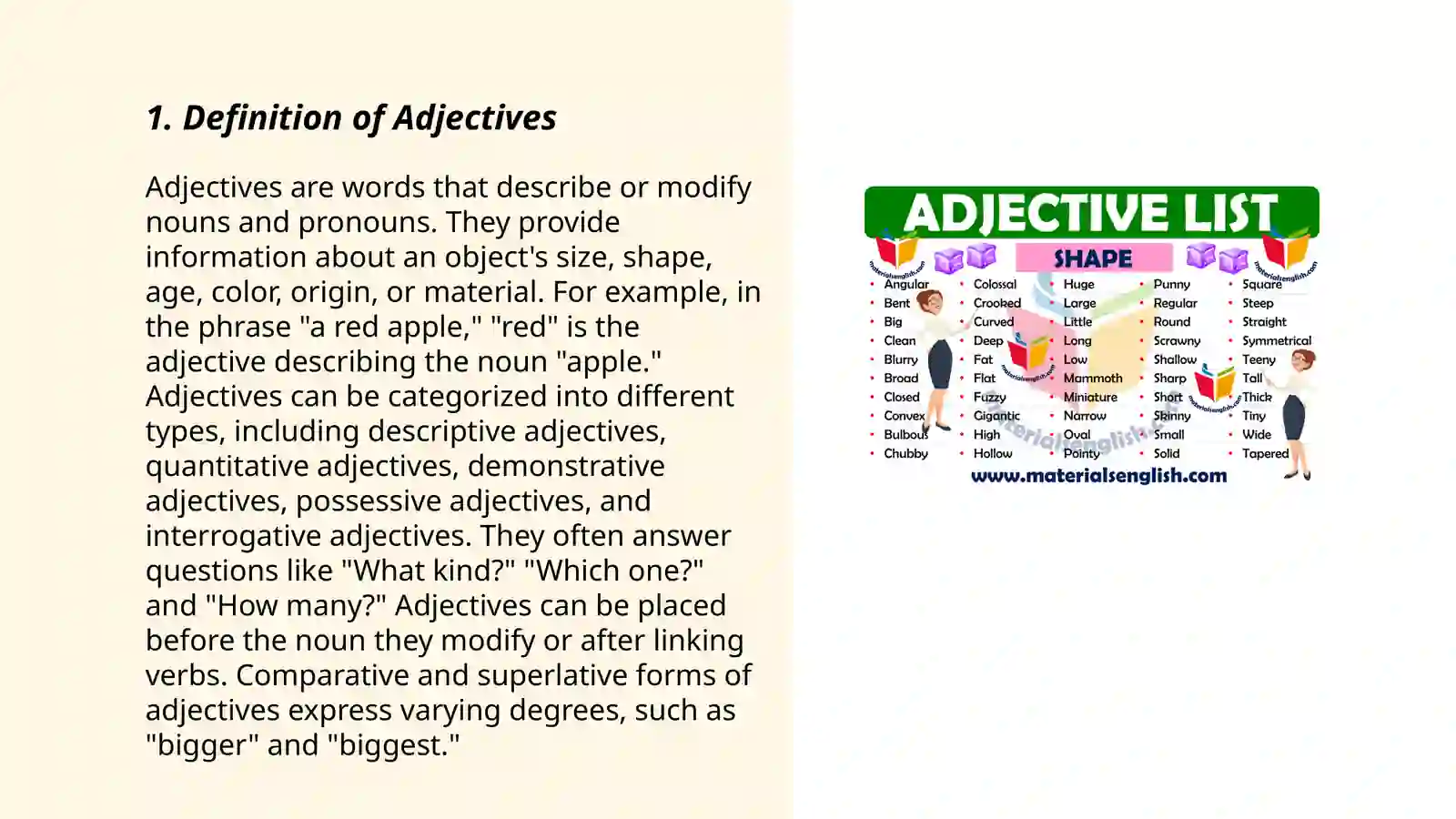 Adjective 3