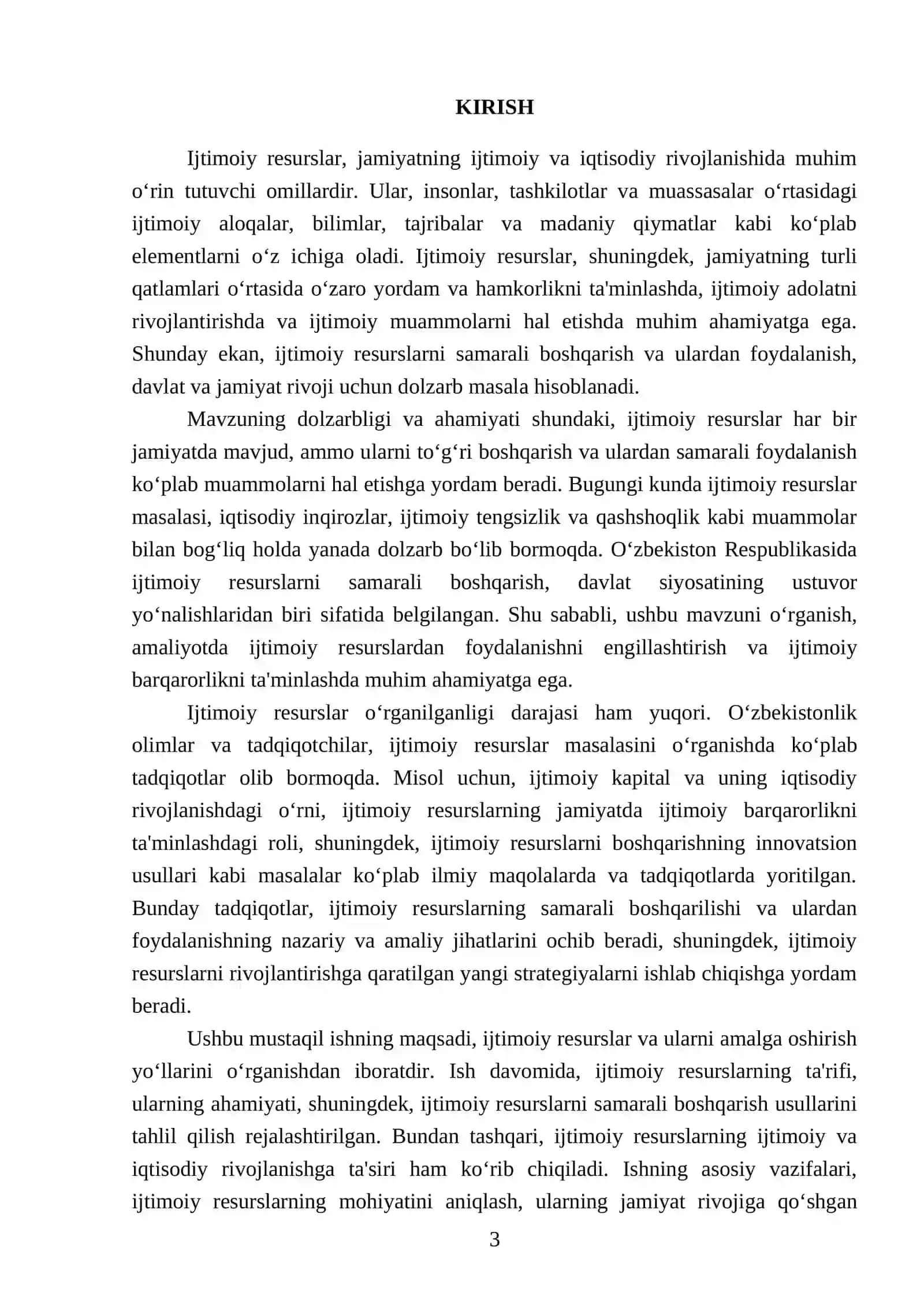 Ijtimoiy resurslar ularni amalga oshirish yo‘llari 3