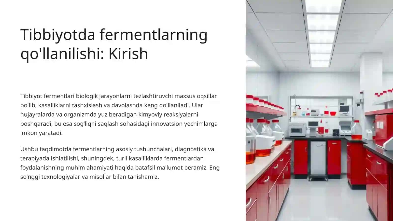 Tibbiyotda fermentlarning qo’llanilishi 3