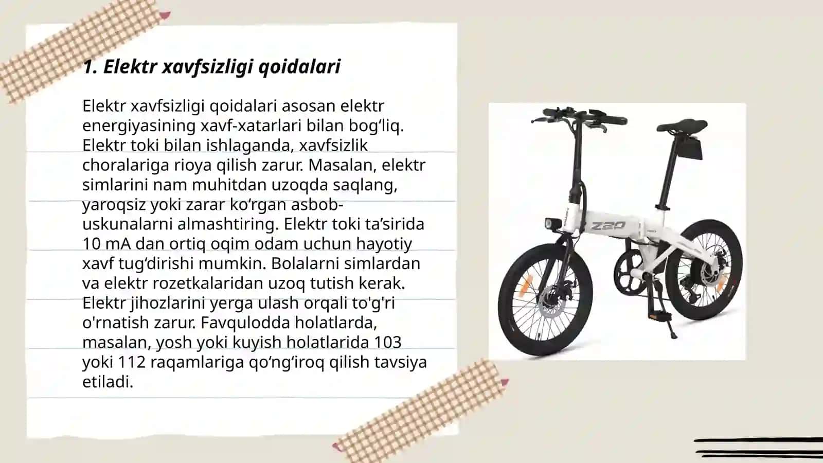 Elektr qawipsizlik ilajlari 3
