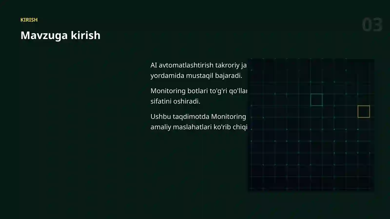 AI AVTOMATLASHTIRISH 3