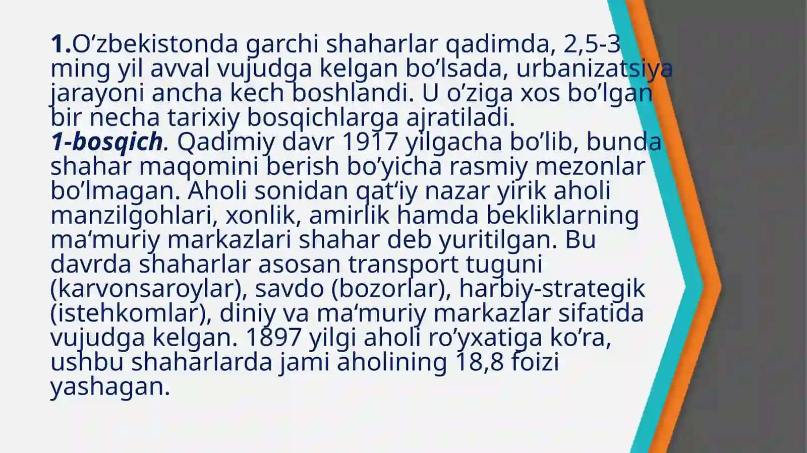 O'zbekiston shaharlari geografiyasi 3