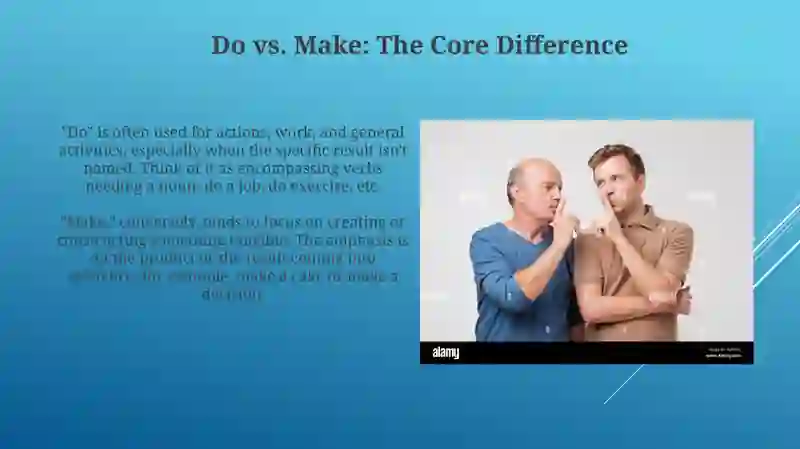 Expressions with do and make 3