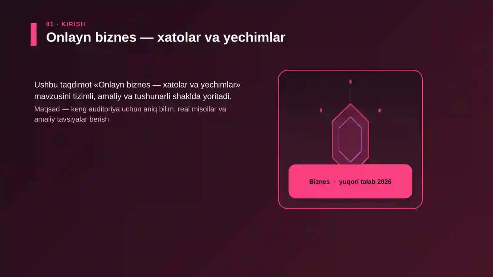 Onlayn biznes — xatolar va yechimlar 3