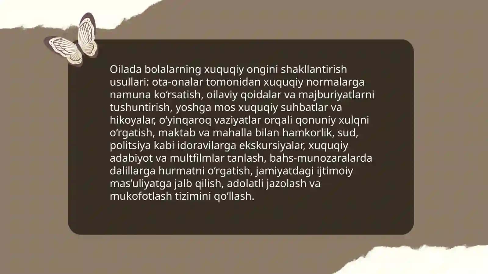 Oilada bolalarning xuquqiy tarbiyasi 3
