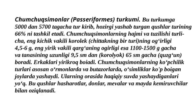 Zoologiya fanidan taqdimoti 3