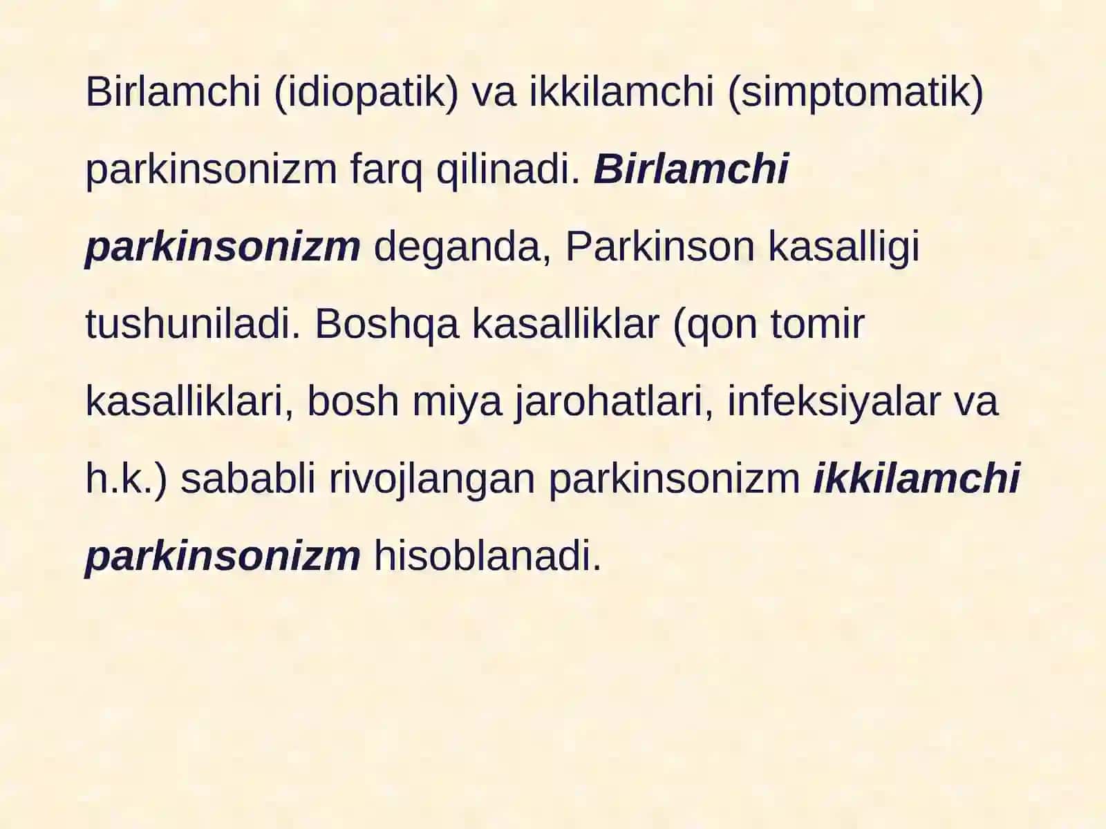 Parkinson kasalligi 3