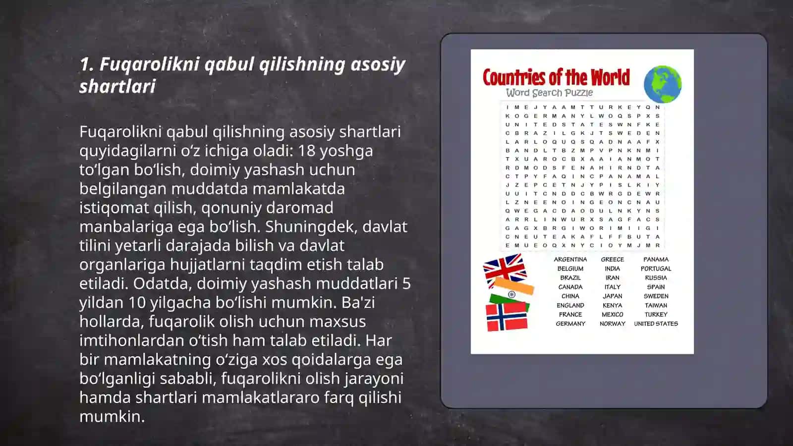 Fuqarolikni qabul qilish va undan chiqish shartlari 3