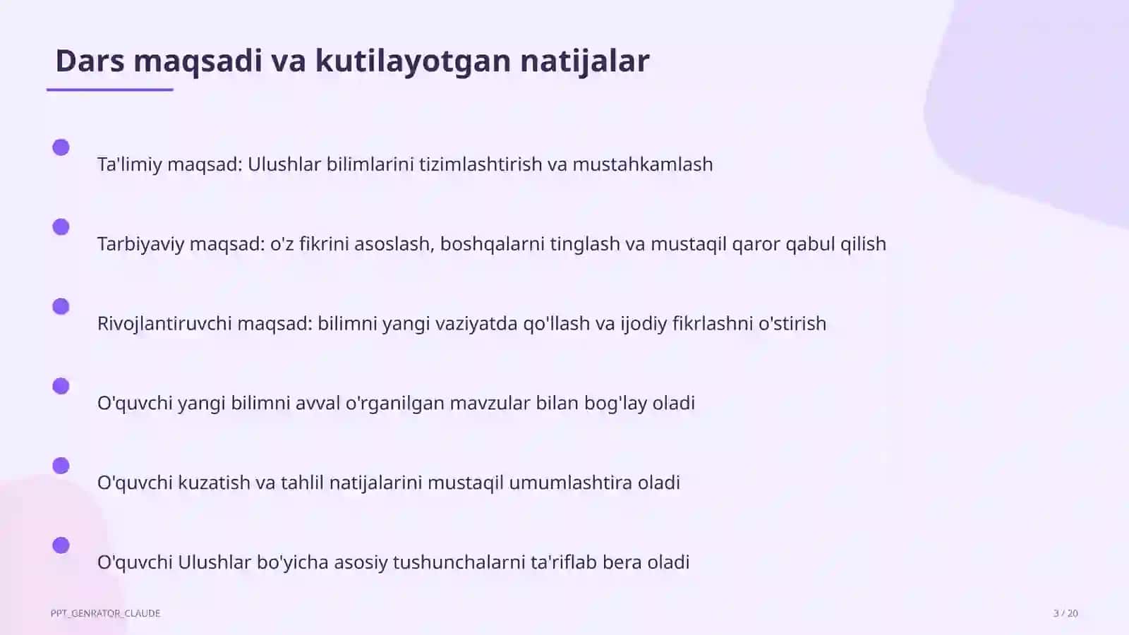 Ulushlar (3-sinf) 4