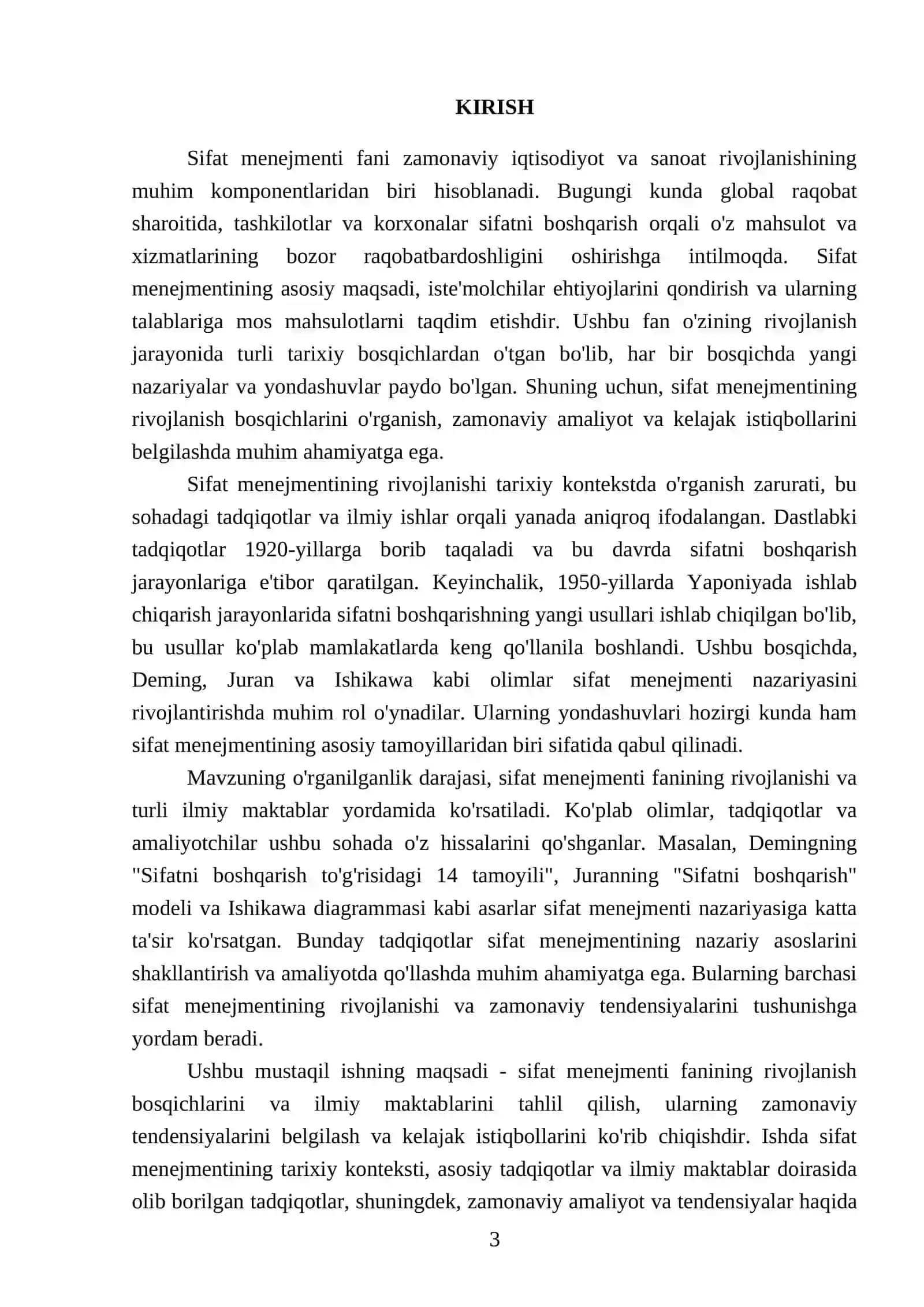 Sifat menejmenti fanining rivojlanish bosqichlari va ilmiy maktablari 3