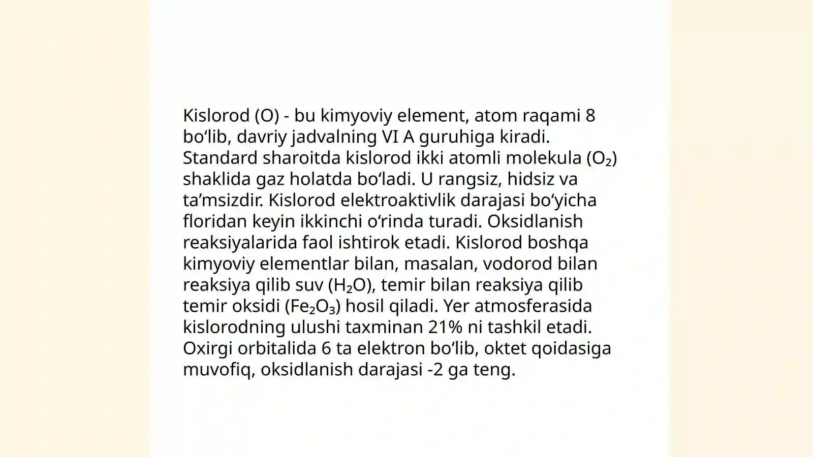 Kislorod 3