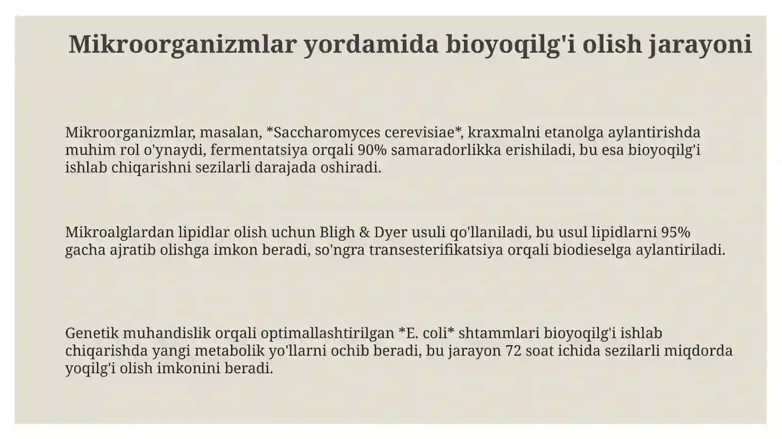 Mikroorganizmlaryordamidabioyoqilgʻiolishjarayoni 3