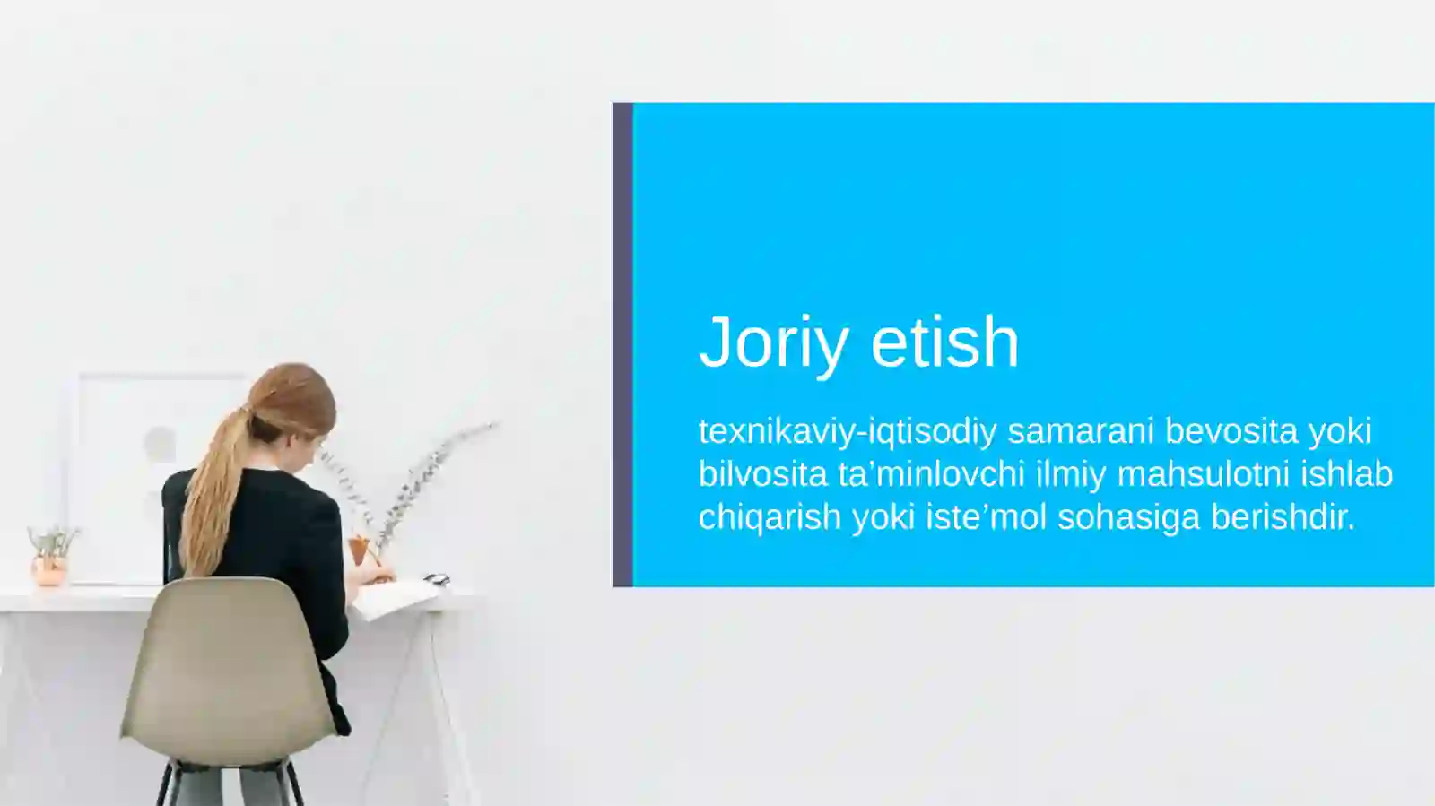 Ilmiy tadqiqotlarning amaliyotga joriy etilishi va samaradorligi 3
