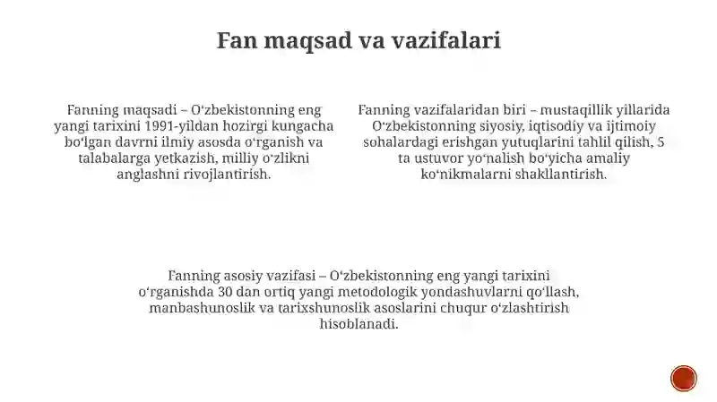 Oʻzbekistonning eng yangi tarixi 3