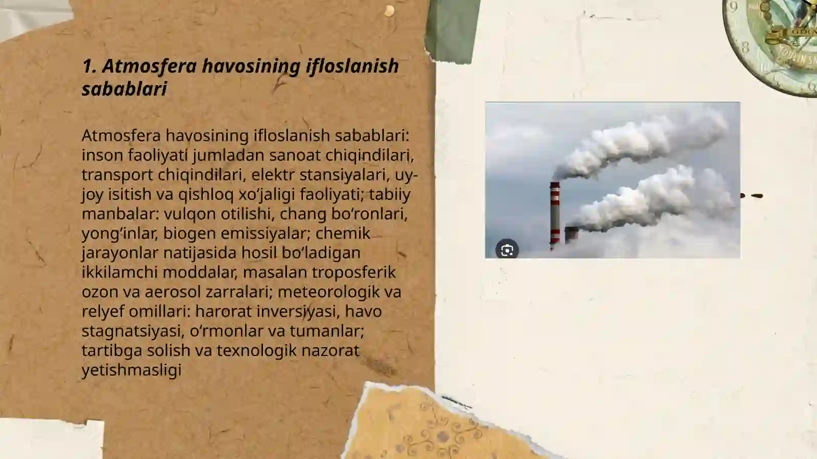Atmosfera havosining ifloslanishi 3