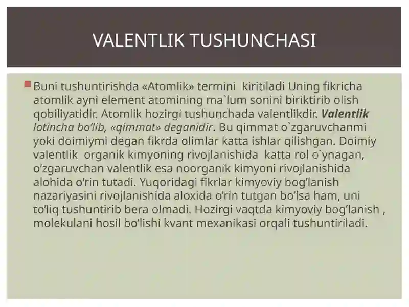 Kimyoviy bog’lanish 3