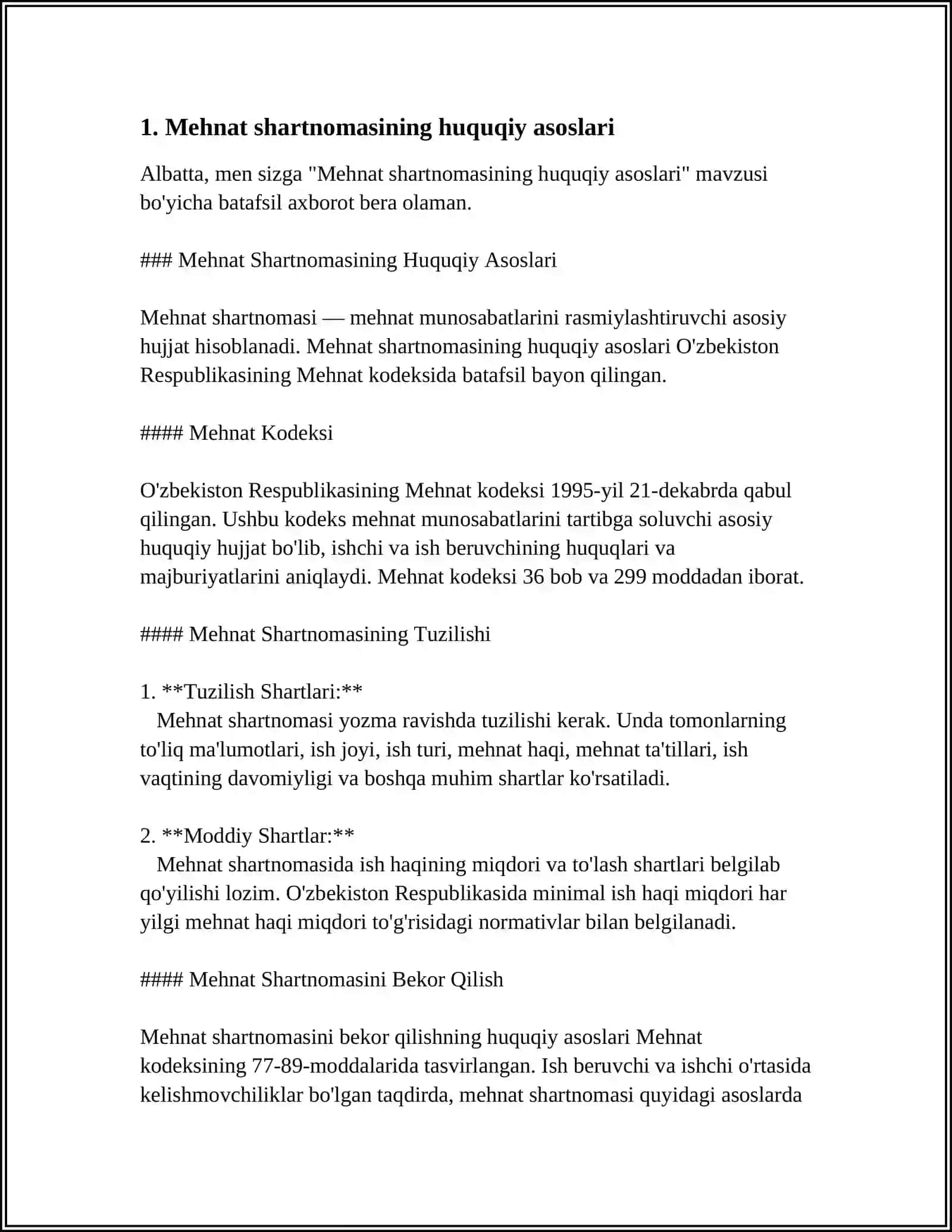 MEHNAT SHARTNOMASINI TUZISH TATIBI 3